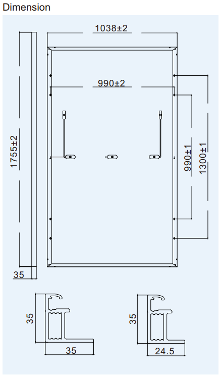 SF1-375W Solar Panels Monocrystalline Half Cell Panel