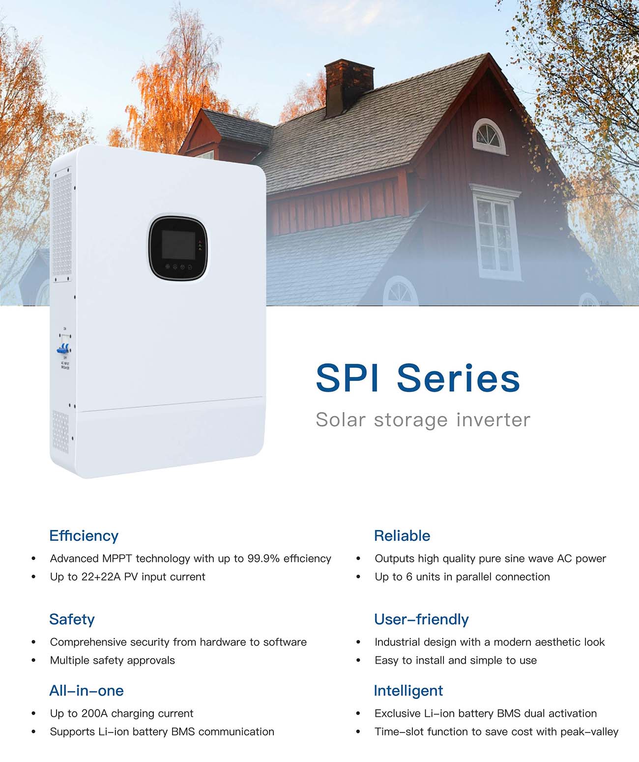 SFOF 8~10KW-SP Off-grid Inverter