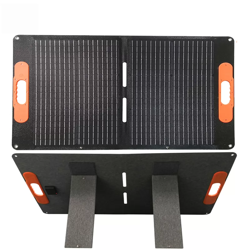 SF2-80W Foldable Solar Panel Portable Solar Battery Charger for Portable Power Station