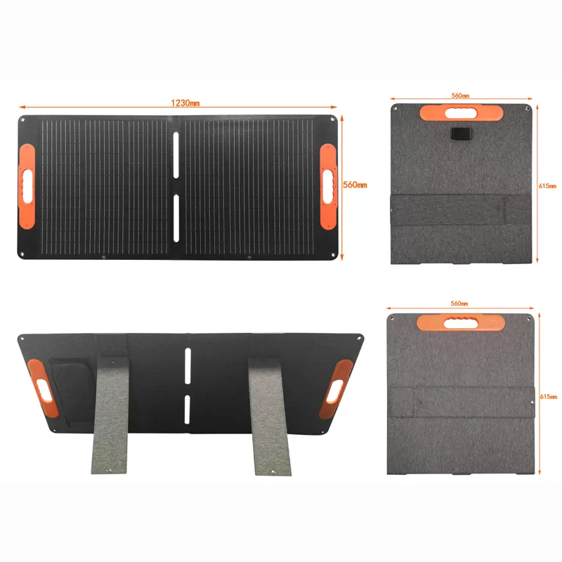 SF2-100W Foldable Solar Panel Portable Solar Battery Charger for Portable Power Station