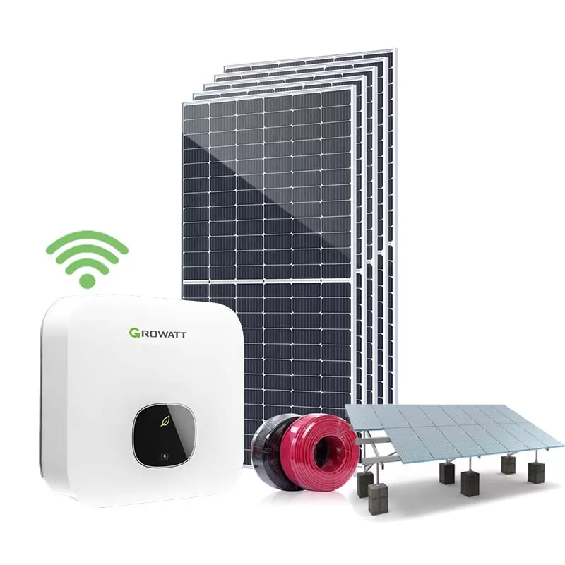 Singfo Solar Residential 2.5Kw-6Kw On Grid Solar Power System Kit for Home