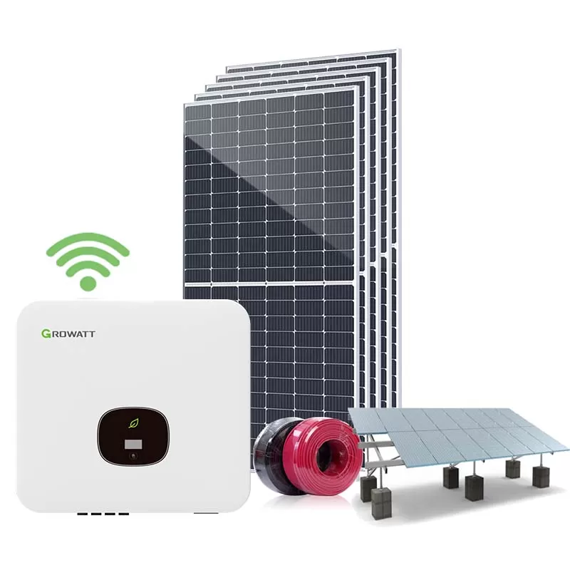 Singfo Solar Residential 7kW-10kW On Grid Solar Power System Kit for Home